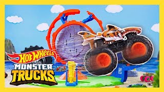 ОПАСНЫЕ ЛОВУШКИ В ДЖУНГЛЯХ!  😱🌲 | Monster Trucks Tournament of Titans | @HotWheelsRussia +3