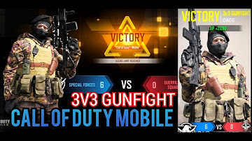 Best Gameplay MP Match 3v3 Gunfight MVP Moment Call Of Duty Mobile