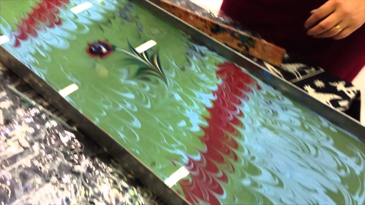 Istanbul, Turkey Silk Scarf Dyeing Demo YouTube