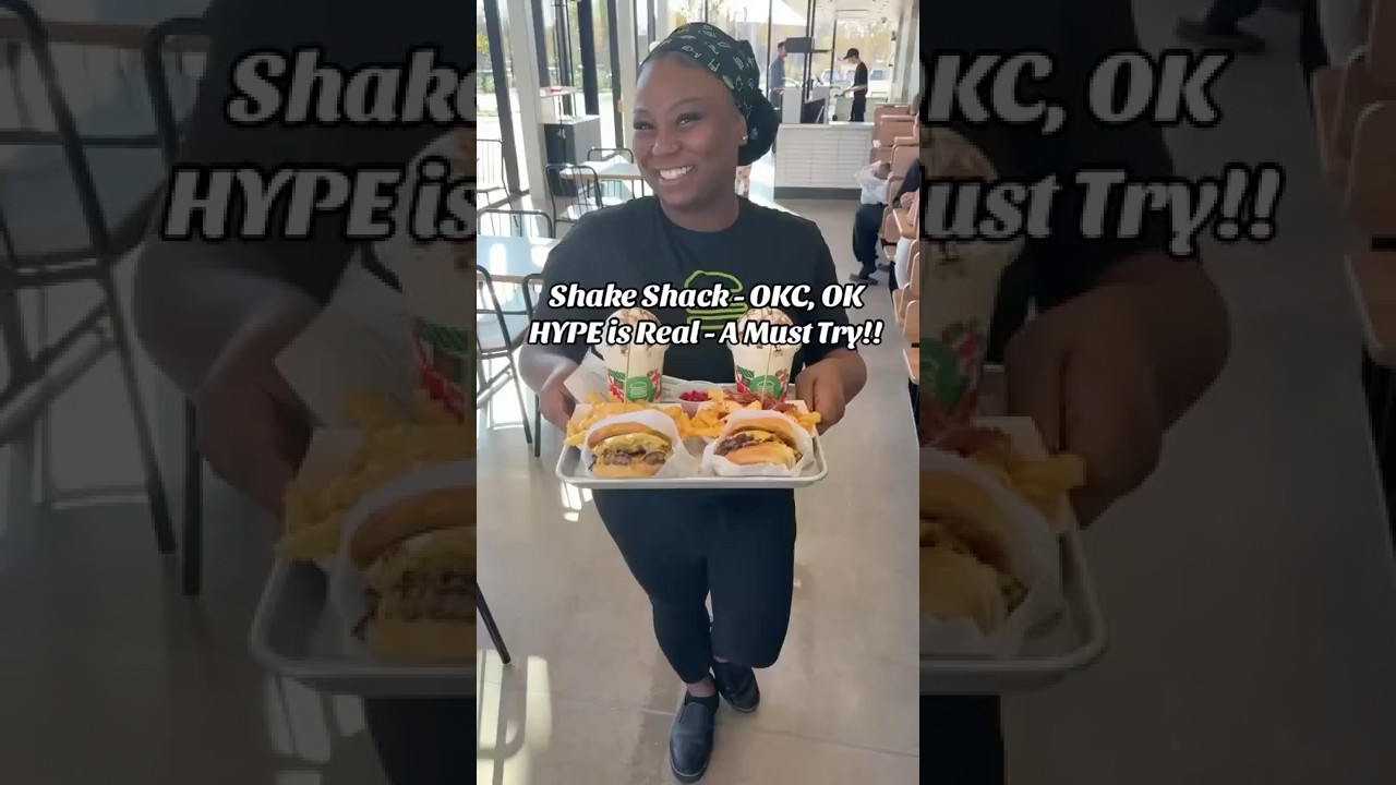 Shake Shack в Оклахома-Сити — это НАСТОЯЩЕЕ ПРЕДЛОЖЕНИЕ! ОБЯЗАТЕЛЬНО ПОПРОБУЙТЕ! Лучшее 🍔 🍟 кокте...