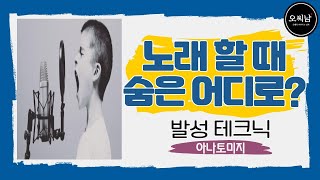 [발성 테크닉] 제발...노래할 때 숨은 어디로...입 vs 코 - 아나토미지 발성