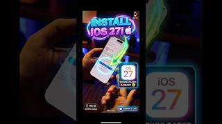 How To Install iOS 27 Beta 📲🔥 | thm_tech #shorts