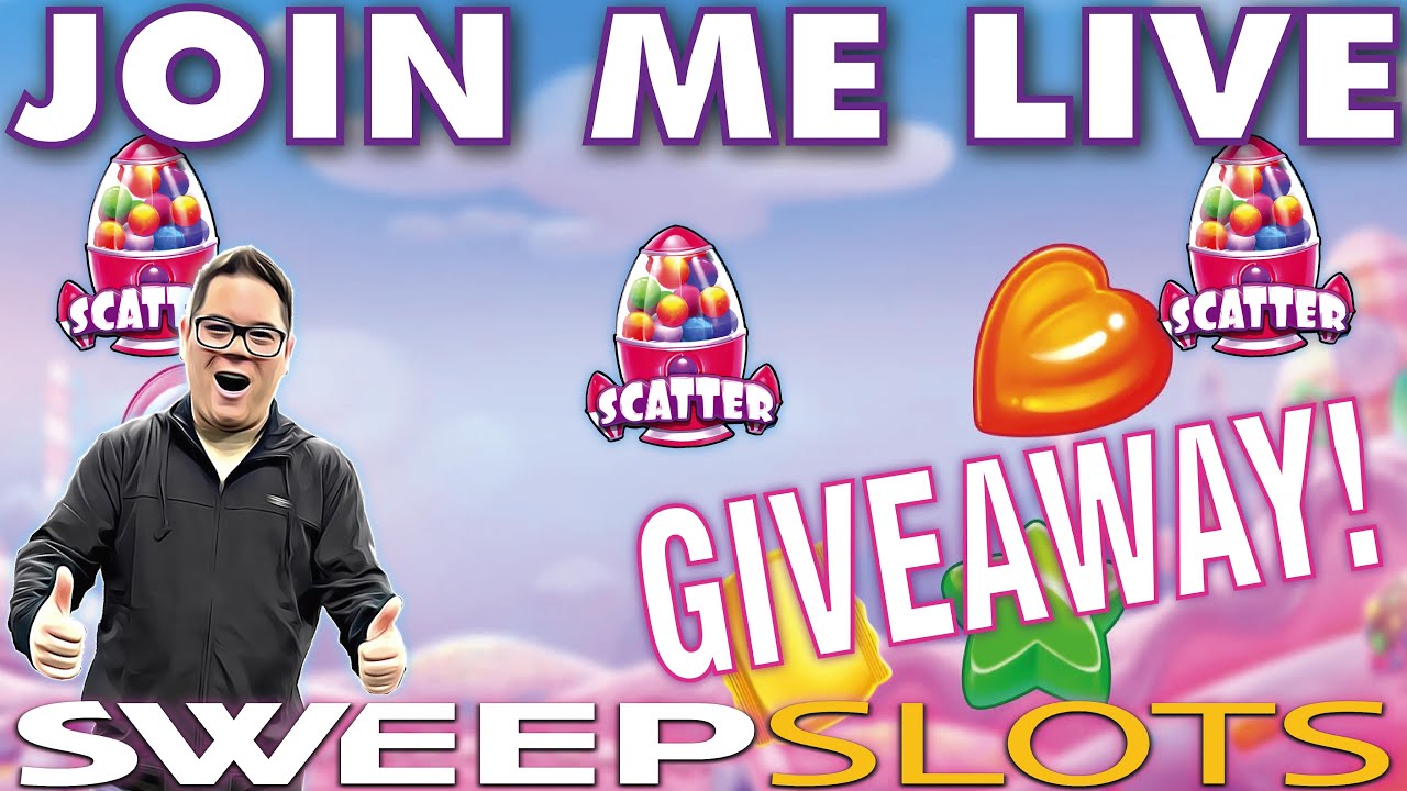 JOIN ME LIVE  @sweepslots  How Much Can I Win 