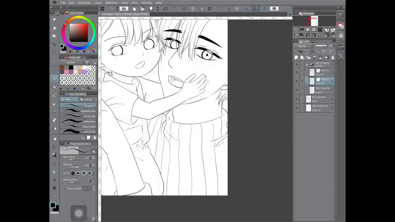 Webtoon request Lineart | Ipad Pro & Clip Studio Paint | LIVE - YouTube