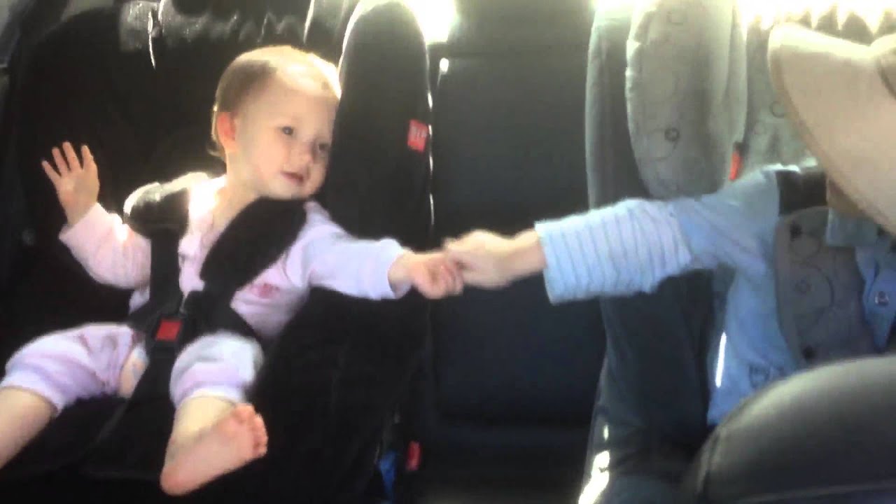 Arthur and Yvonne clapping and holding hands in the car YouTube