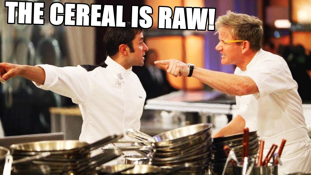 Gordon Ramsay Makes Cereal | PARODY - YouTube