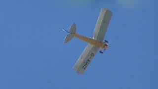 G AHIZ De Havilland DH 82 Tiger Moth underside shot Cambridge UK 2june21 251p