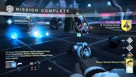 Destiny sleeper simulant