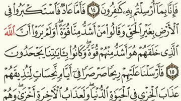 ماتيسر من سورة فصلت 12 - 20للقارئ / سعد ضاحي الرويلي