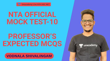 NTA - OFFICIAL MOCK TEST - 9 ( Professor