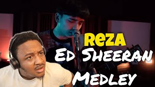 Reza 'Ed Sheeran' medley/mashup (One Man Band Performance) Reaction