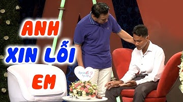 Đang ngồi trên sân khấu Hẹn Hò chàng trai BẬT KHÓC NỨC NỞ vì một câu hỏi MC Quyền Linh PHẢI XIN LỖI