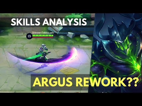 ARGUS NEW SKILLS REWORK JUNE2019 | Mobile Legends