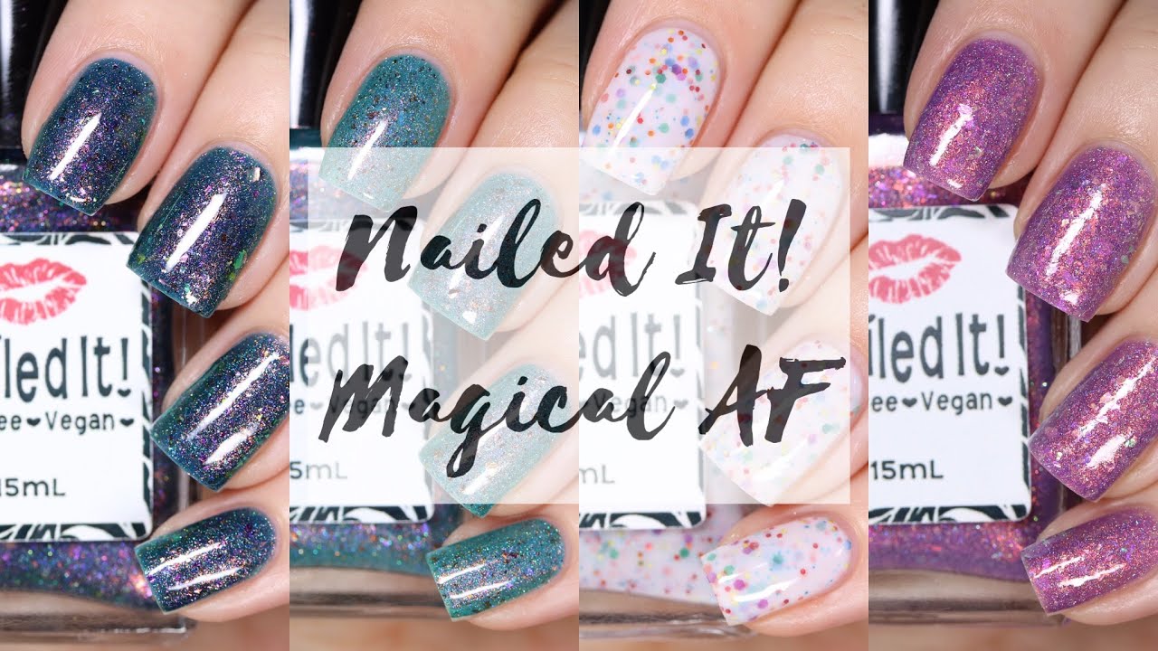 Nailed It Semi-cured Gel Nail Strip – Vivid Palette – HIP CHIC