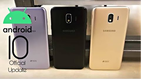 Samsung Galaxy J4 Official Android 10 Update