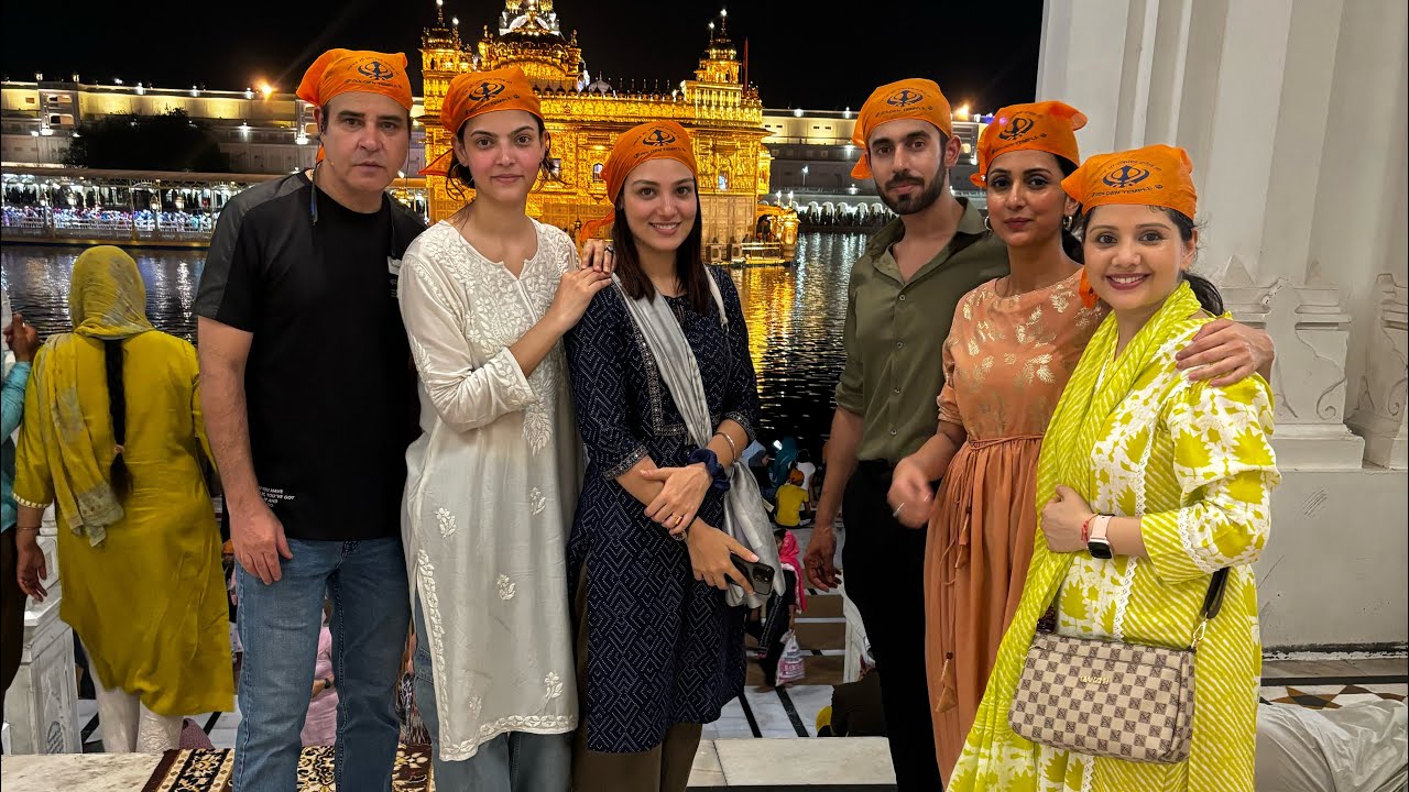 Bonding Beyond the Screen: Day 1 with My Onscreen Family #meghabarsenge #amritsar #goldentemple
