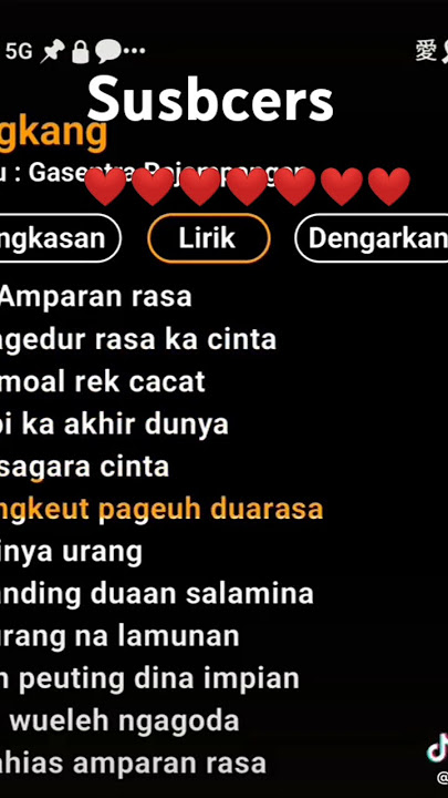 lagu lirik na amparan rasa