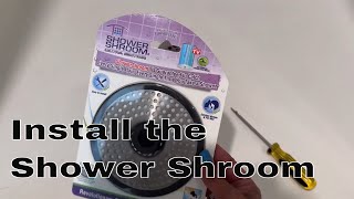 Install the Shower Shroom  as seen on TV /Shower Shroom Hair Catcher /Shower Shroom Drain Protector