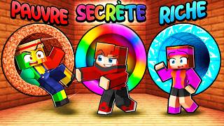 TUNNEL SECRET de PAUVRE vs RICHE sur Minecraft ! — trending on YouTube in France