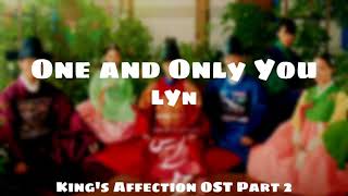 LYn (린) - One and Only You ROM • HAN • ENG Lyrics | King's Affection OST Part 2 Resimi