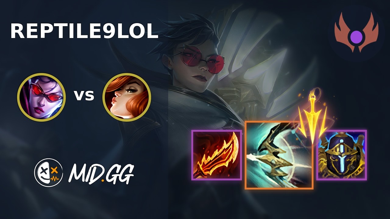 MID.GG: [ reptile9lol ] Vayne BOT vs Miss Fortune | EUW MASTER | LOL Season 2026