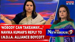 Navika Kumar's Reply To I.N.D.I.A. Alliance After Boycott | Free Speech Crusaders Exposed