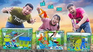 Hà Sam - Cuộc Thi Trang Trí Bể Cá Bằng Bút 3D - Bể Cá Dễ Thương Với Bể Cá Kinh Dị