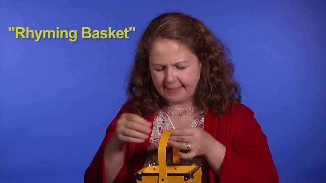 Rhyming Games Demonstration "Rhyming Basket" YouTube