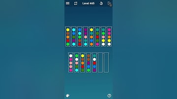 BALL SORT PUZZLE LEVEL 465