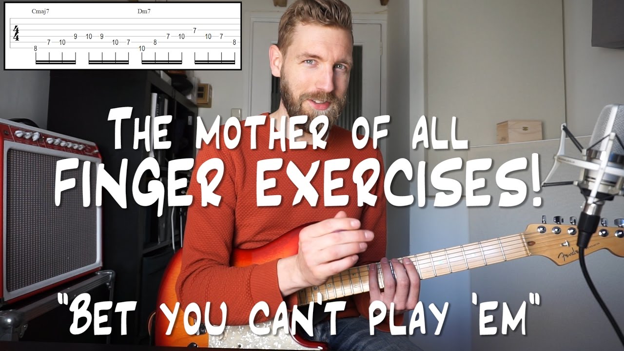 The Mother Of All Finger Exercises - Bet you can't play 'em! - YouTube