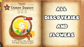 Yoshi and the Mysterious Book - Level 1 Crazee Dayzee - All Discoveries & Flowers