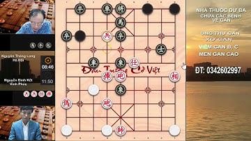 Cờ tướng úp Vòng 6 của NGUYỄN THĂNG LONG & NGUYỄN ĐÌNH KẾT