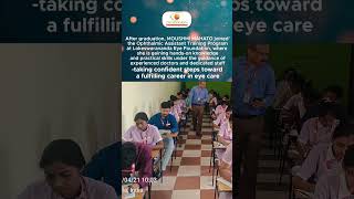 Moushmi Mahato began her journey with the Ophthalmic Assistant Training Program at LLF.