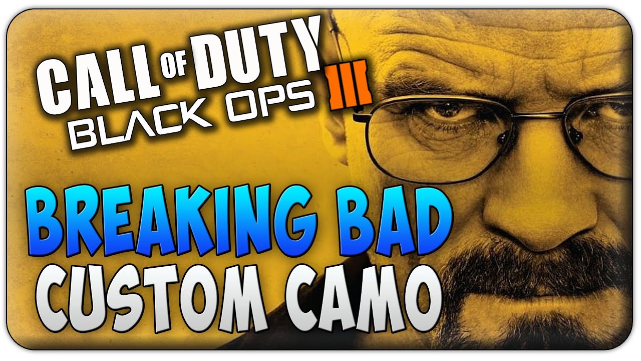 Black Ops 3 Custom Camo Tutorial - Breaking Bad Camo - COD BO3 Paint Shop Tutorial