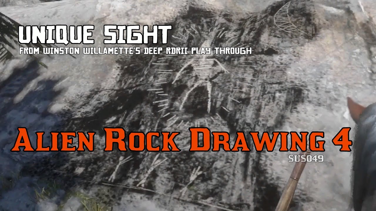 Alien Rock Drawing 4 (south of Lenora View) - Unique Sight [RDRII ...