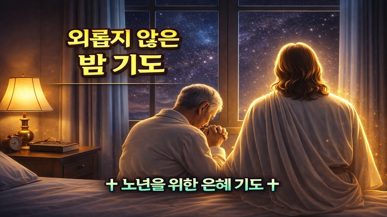 긴 밤이 두렵지 않습니다｜홀로 누워도 외롭지 않은 밤 기도｜노년을 위한 은혜로운 말씀