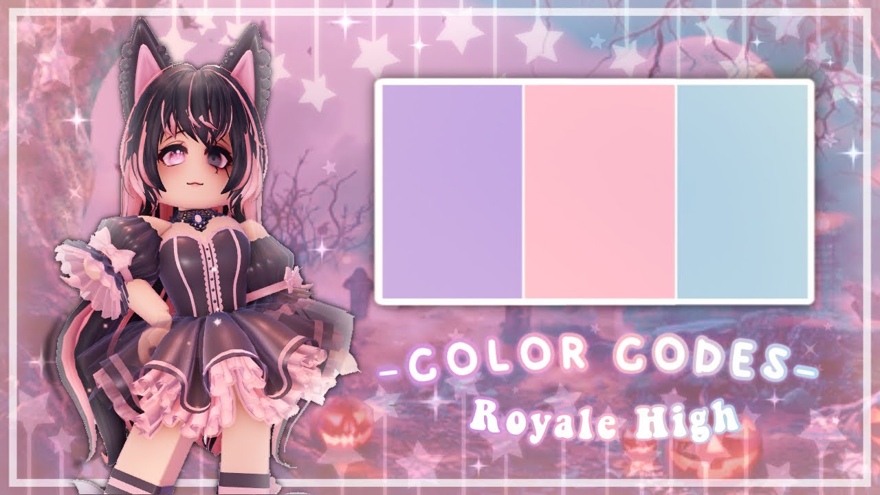 Halloween custom color codes Royale High part 4 FaeryStellar