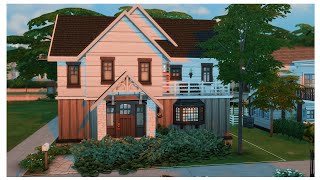 Suburban House for a Single Mom and 2 Kids | Sims 4 Speed Build | NO CC