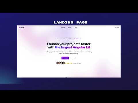 Angular SAAS Full-stack Template - Boilerplate - Starter kit - Nzoni