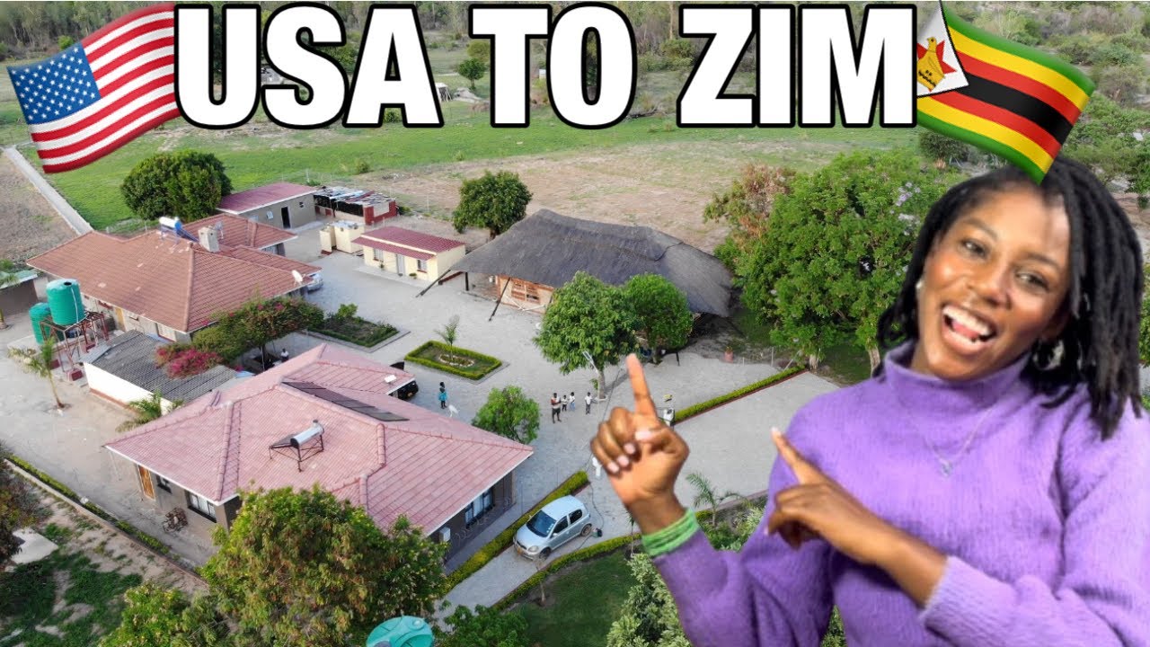 Она в Америке, но построила роскошный дом престарелых в сельской местности Зимбабве