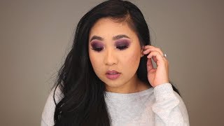 EASY Deep Purple Smokey Eye | Fall Makeup Tutorial Using the Morphe 39S Such a Gem Palette