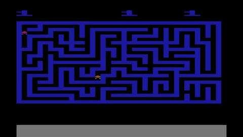 ATARI 2600 Maze Craze Black Maze Craze Hack 2005 Scott Dayton HOMEBREW