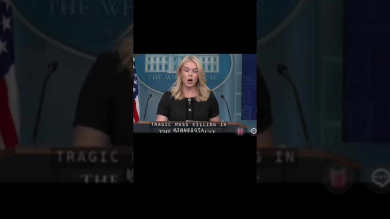 Leavitt on mass shooting in Minnesota