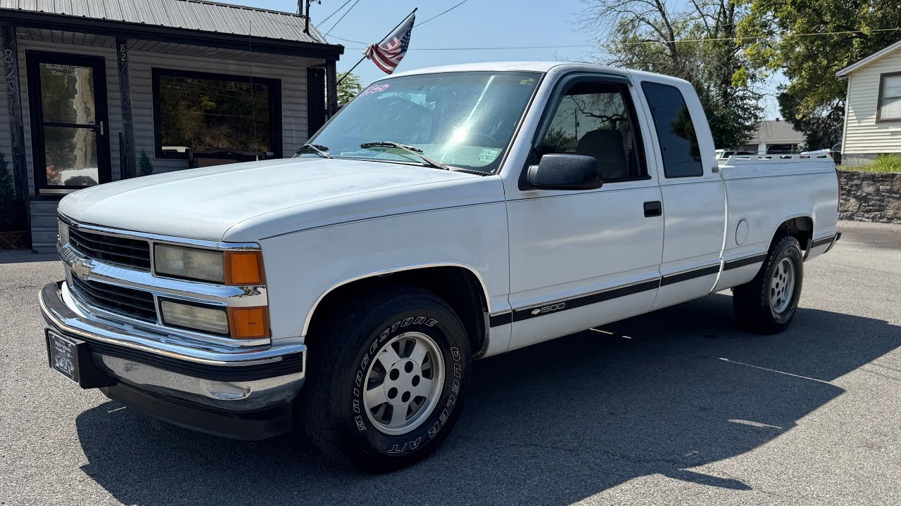 Test Drive 1995 Chevrolet Silverado 1500 EXT Cab SOLD $6,950 Maple Motors 