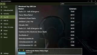 Free Police Radio Scanner App Now with Shoutcast Radio screenshot 1