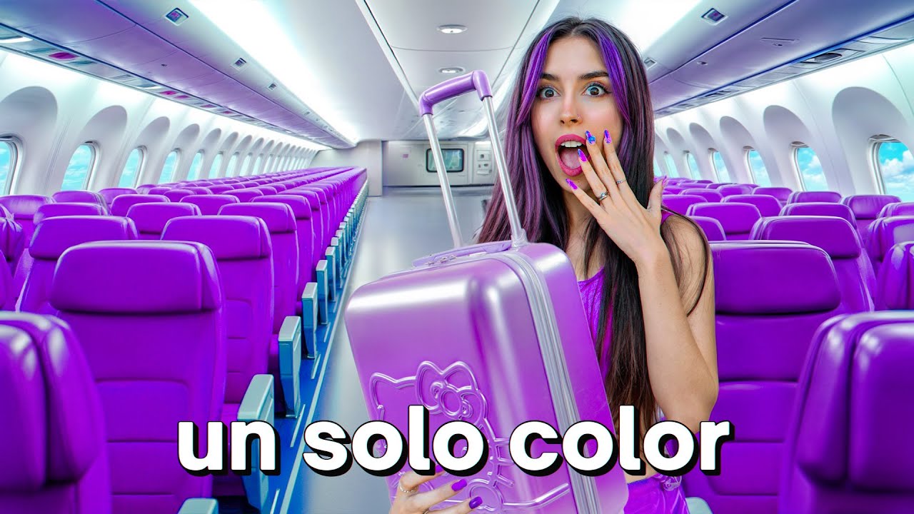 24 HORAS VIAJANDO DE COLOR VIOLETA