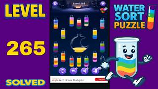 Water Sort – Level 265 | Walkthrough Solution