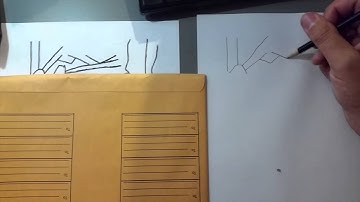 Picasso Upside down Man Drawing