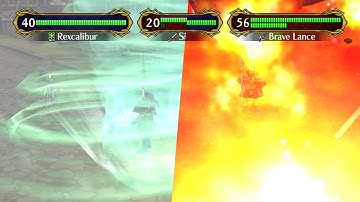 Fire Emblem: Path of Radiance - Rexcalibur & Rexflame [Unused] [HD]