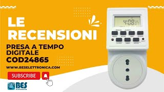Presa Temporizzata Digitale Elettrica Programmabile Presa Bipasso Con Timer
